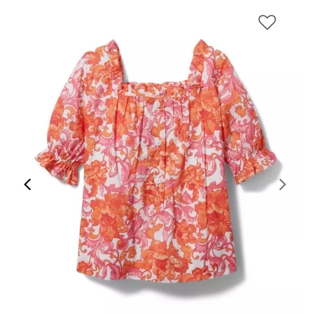 Janie and Jack 2 Floral Tops - Picture 9 of 9
